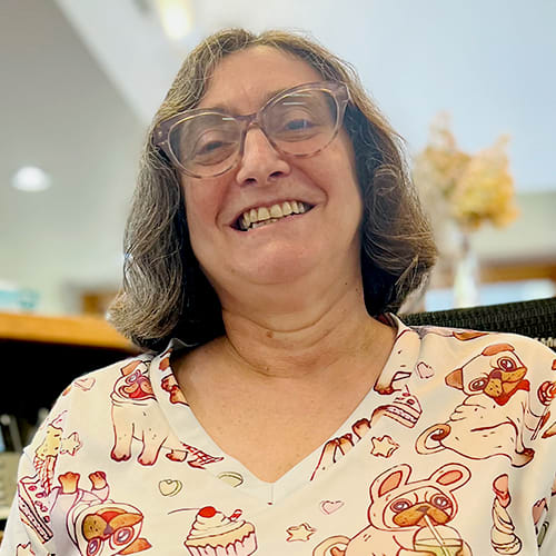 Stephanie Snyder, Natick Receptionist